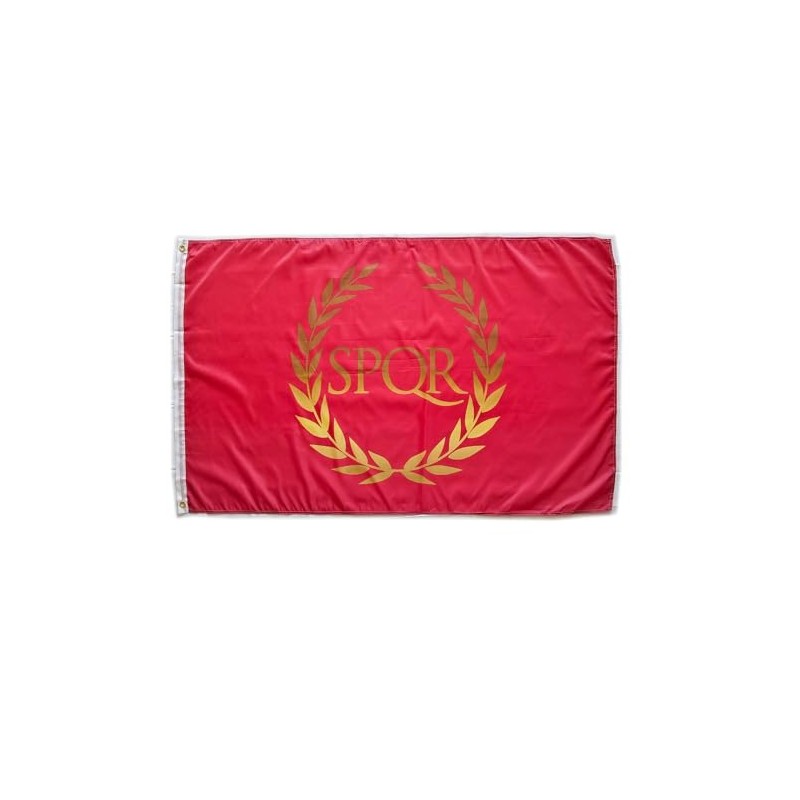 Pandiui23 Roman Empire Flag 5ft x 3ft Palo SPQR Flag