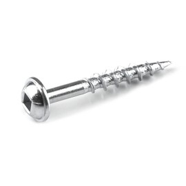 Kreg SML-C125-100 Zinc Pocket Screws, 1 1/4 Inch, #8 Coarse Thread, Maxi-Loc Head (100 Count)