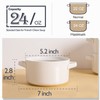 DELLING 6 Pack Soup Bowls with Handles, 24 Oz Large