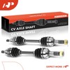 A-Premium Pair (2) Front CV Axle Shaft Assembly Compatible with