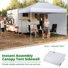 Canopy Sidewalls 10x10 FT, 300D Canopy SunWall for 10x10 Pop