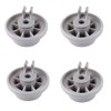 Dishwasher Lower Bottom Basket Roller Wheels For Bosch (Pack Of