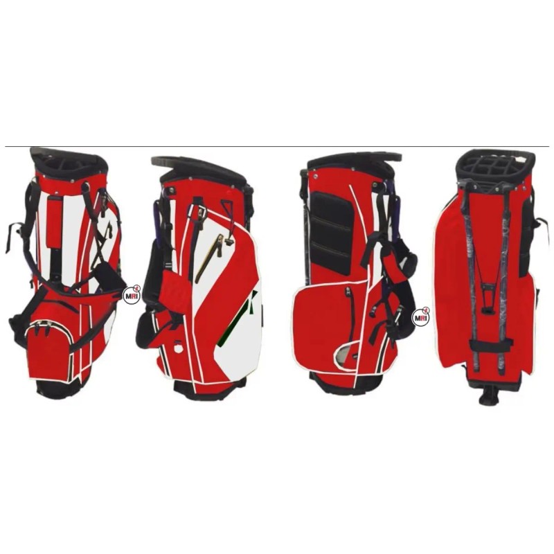Golf Bag High Quality Embroidered Logo Customized PU Leather Polyester