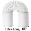 Spares2go Universal Tumble Dryer Extra Long 10m Vent Hose Pipe