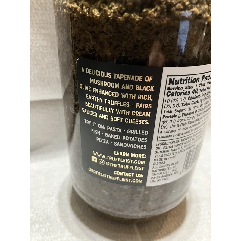 Truffleist Black Truffle Sauce By The Truffleist 17.6oz exp 5-2027