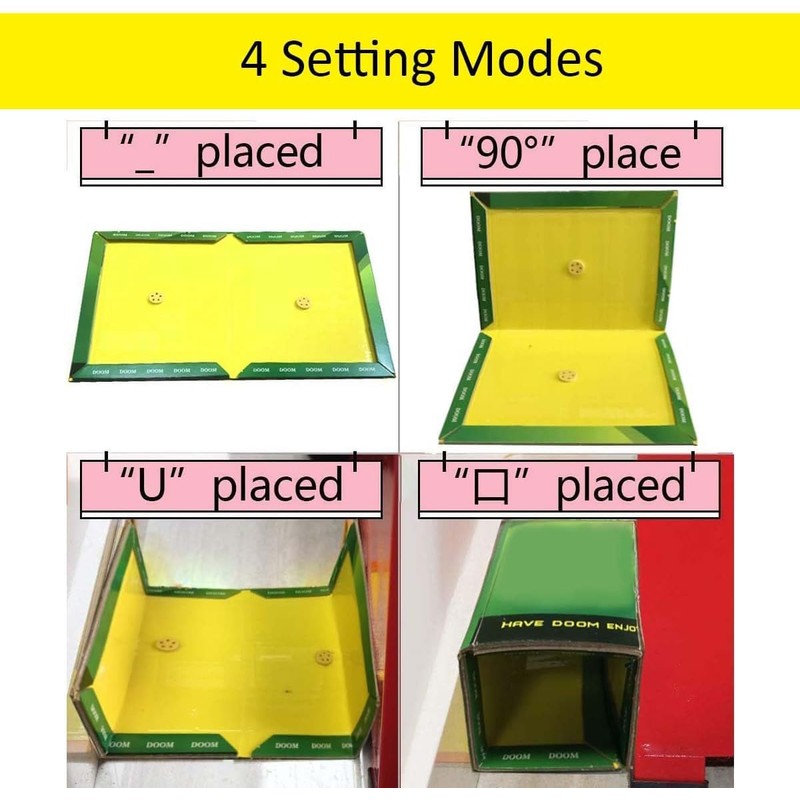 Loocaa 10 Pack Sticky Traps Boards - Multi-Use Pests Sticky