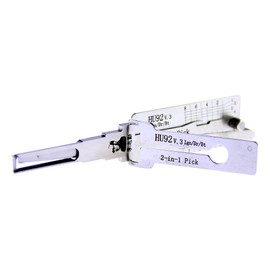 QiDAi Hu92 v.3 2-in-1 HU92 Lock Pick and Decoder Tool,Pick Lock Kit for Cars,Auto Ignition LockPick for Locksmith and 4S Shop