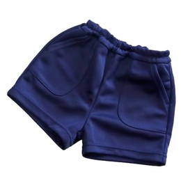 Kirsche Brute Gymnastics Clothes, Shorts, Unisex, Made in Japan, 39.4 - 51.2 inches (100 - 130 cm), navy, navy blue