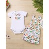 FYMNSI Baby Boys 1st Birthday Outfit Short Sleeve Romper Animal