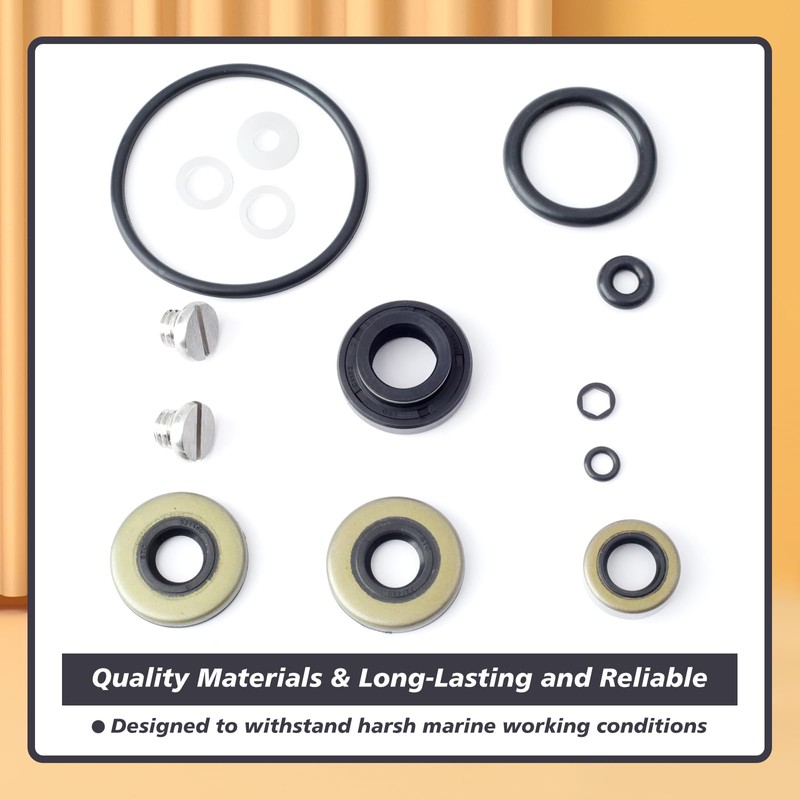 Mhrxusd 0396350 Gearcase Seal Kit Replacement for Johnson for Evinrude