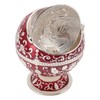 Ball Ashtray with Windproof Lid Retro Dragon Stereoscopic Relief Zinc