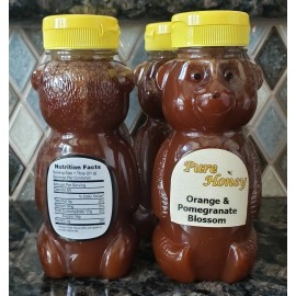 Royal Sweets Honey Organic HONEY! RAW/UNFILTERED Orange&Pomegra