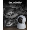 TMEZON Indoor Security Camera 2K,Pan/Tilt Wi-Fi Pet Camera with Vicohome