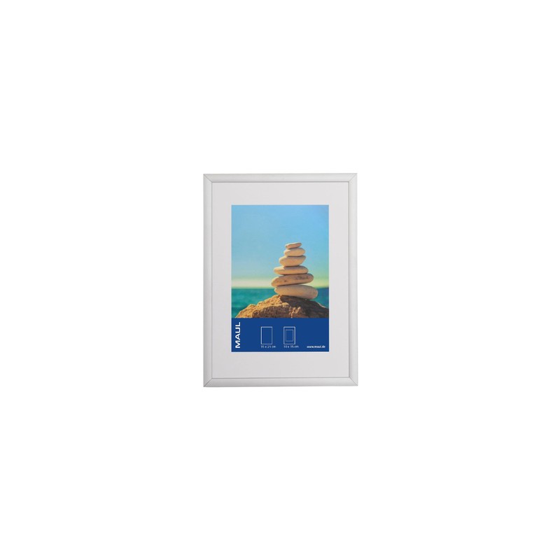 Maul Picture Frame, Aluminium, Silver, 15 x 21 cm