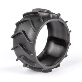 ROBO CLAWS 2 x Wheel Protectors for Robotic Lawnmower XL - Traction Improvement for Worx Landroid, Robotic Lawnmower Accessories for Models S300 M500 M700 L800 L1000 (Plus), Wheel Enlargement to 90 cm