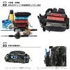 HAKAWAFLY 5-Way Fishing Bag with 2 Rod Belts and 5