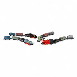Toysmith Mini Pull-Back Train Set, Assorted Styles, For Boys & Girls 5+
