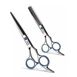 ULG Hair Cutting Scissors Thinning Shears Kit ULG Professional Barber Hairdressin...
