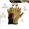 ROSTAING Gloves CLOTURE – Puncture Resistant Leather Gloves for Heavy
