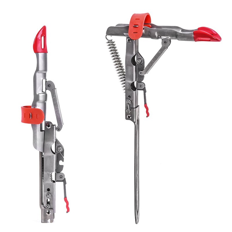 Lixada Automatic Spring Fishing Rod Holder, 1/2 Pack, Stainless Steel
