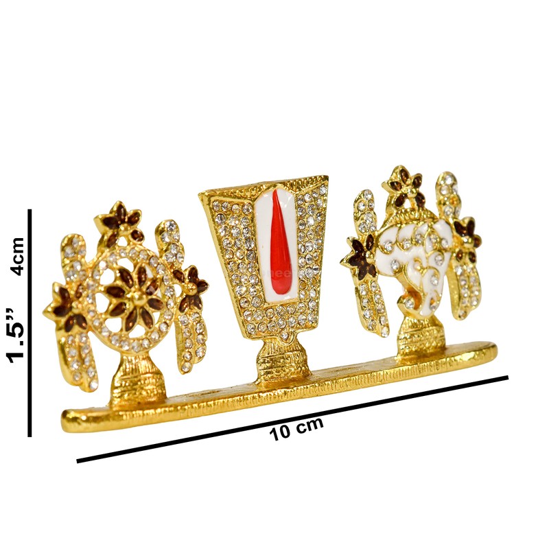 Bhimonee Decor by Modern Gift Centre shanku Chakra Namah Stone
