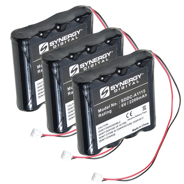 Synergy Digital Door Lock Batteries, Compatible with Saflok A28110 Replacement,