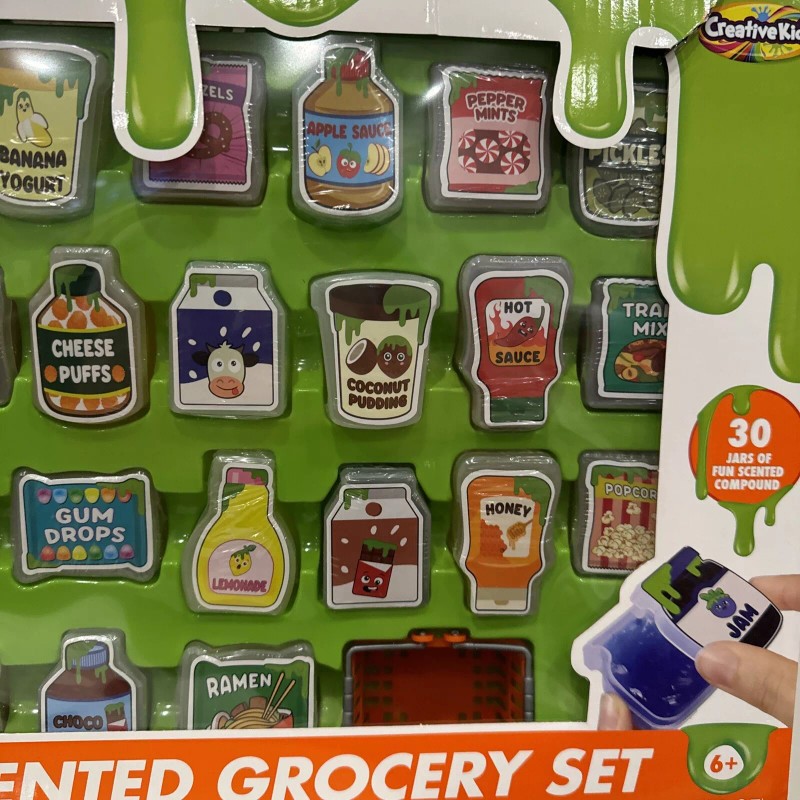 NICKELODEON MEGA SCENTED GROCERY SET 30 JARS OF FUN SCENTED