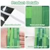 ADARRO 2 Pack Pixel Foil Curtain Backdrop 3.2x6.6 ft, Green