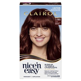 Clairol Nice 'N Easy Permanent Colour 3.5BG Natural Dark Burgundy