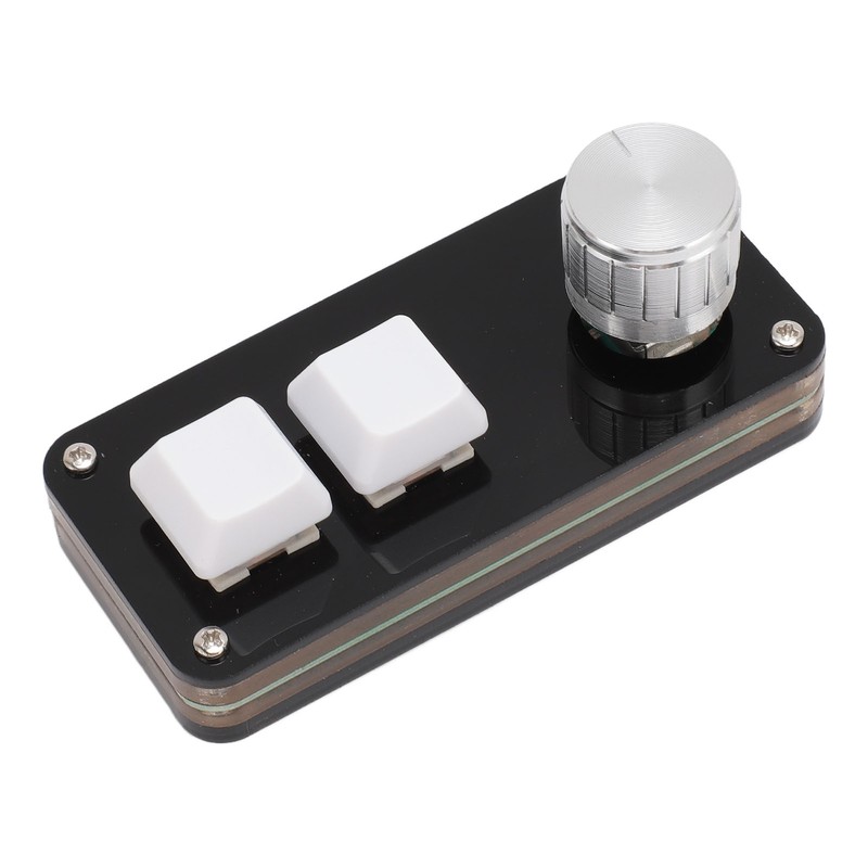 Macro Programming Keyboard Professional 2 Keys 1 Knob Blue Switch