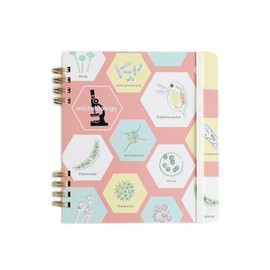Green Flash Note STUDY HOLIC Ring Notebook - Square Microbiology ST-270