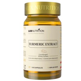 LUXNUTRITION LUXNUTRITION HIGH POTENCY CurcuRouge? Turmeric Curcumin 4500mg | Clinically Studied, No Black Pepper Needed | Antioxidant & Inflammation-Supporting Formula for Joint Comfort, Liver & Digestive Health | 60 Capsules | Made in Canada