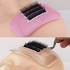 Teensery 4 Pcs Rectangle Eyelash Extension Pad Silicone False Lash