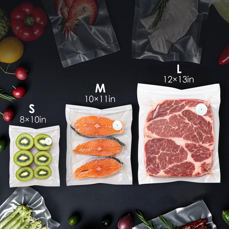 Natupo Vacuum Sealer Bags,Reusable Vacuum Sealer Bags,Can Withstand More Than