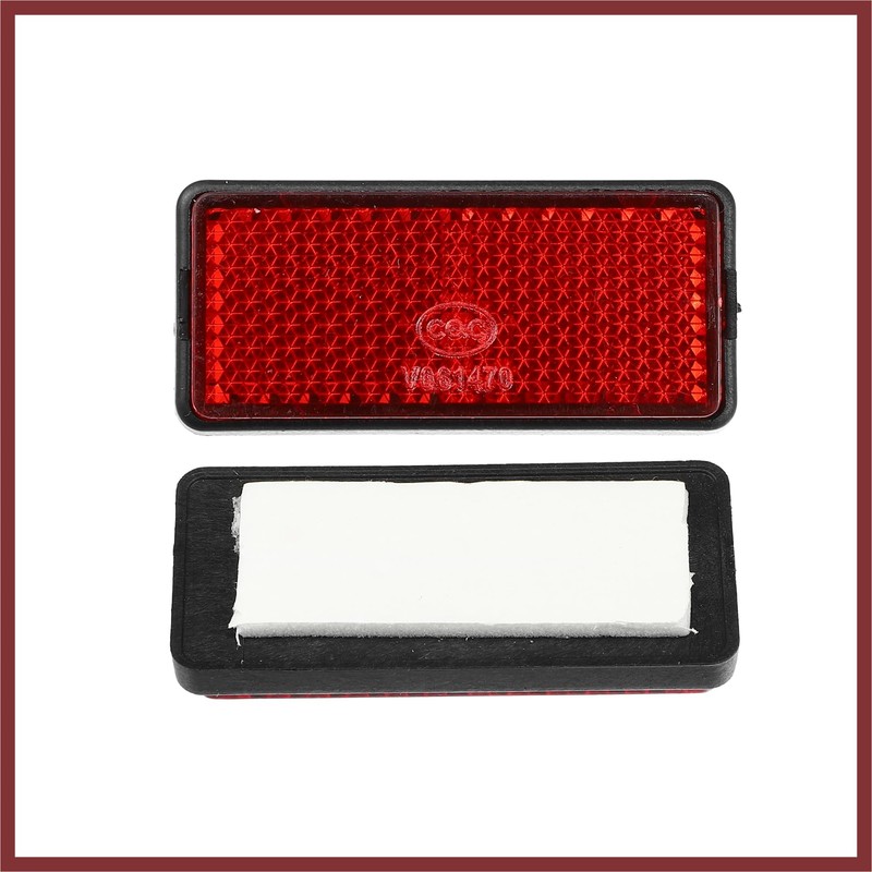 HEROFFIX Front Lower Fork Reflector Sticker Rear Saddlebag Side Visibility