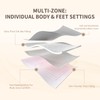 Bwarm Premium Multi-Zone Electric Heated Mattress Pad King Size, 78"