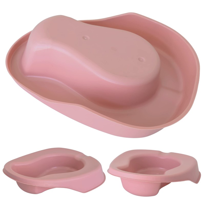 Vakly Bedpan - Smooth Contoured Stackable - Easy to Clean