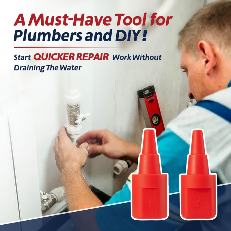 ColumPRO 2PCS Plumbing & Heating bungs, Avoid Draining Your Entire