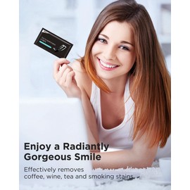 Teeth whitening Strip, 28 Sensitivity Free Whitening Strips, Peroxide Free, 14 Treatments for Teeth whitening, Professional and Safe Teeth whitening Strips, Remove Coffee and Tea Stains