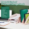 Pack of 4 A4 Corner Folder with 3 Flaps and
