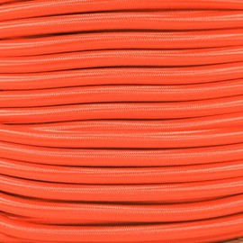 GOLBERG Elastic Shock Cord - 2.5mm, 1/32, 1/16, 3/16, 5/16, 1/8, 3/8, 5/8, 1/4, 1/2 inch diameter - 10, 25, 50, 100 ft lengths - Made in the USA (Neon Orange, 1/4in x 10ft)