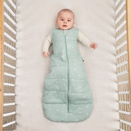 ergoPouch Baby Sleeping Bag Jersey, 8-24 Months, Ideal in Winter | Sage | TOG 2.5 | 100% Organic Cotton | Swaddling Bag, 2-in-1, Swaddling Blanket, Swaddle, Wrap Cloth