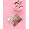 Erinde 16 Colors Eyeshadow Palette, Matte Shimmer Glitter Finishes Eye