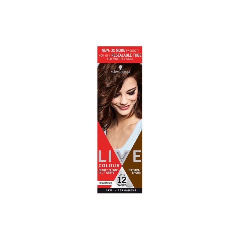 Schwarzkopf Live Colour Natural Brown 75ml