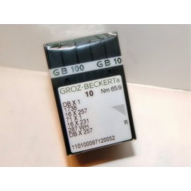 100 Groz Beckert 16X231 16X257 DBX1 Sewing Machine Needles (Singer Size 12 (Metric Size 80))