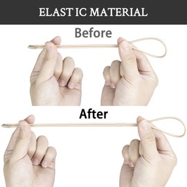 Endoto Shoelaces for Hey Dude Elastic Strings Replacement Laces Shoes(Color:Beige,Size:14Inch)