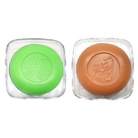 Miindo Green Tea & Ocher Exfoliating Scrub Soap 110g (1+1 Pack) 01. Miindo Green Tea Exfoliating Scrub Soap 1+1