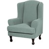 Eco-Ancheng Wingback Chair Slipcover 2 Piece Slipcovers for Wingback Chairs