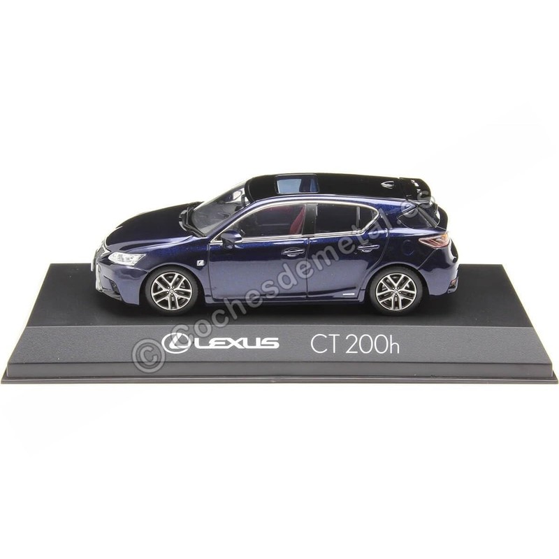 京商オリジナル 1/43 レクサス CT 200h F スポーツ ブラック/ディープブルーマイカ 完成品