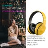 KOMPSEN Adult Noise Cancelling Headphones Wireless Bluetooth Headphones Foldable Over